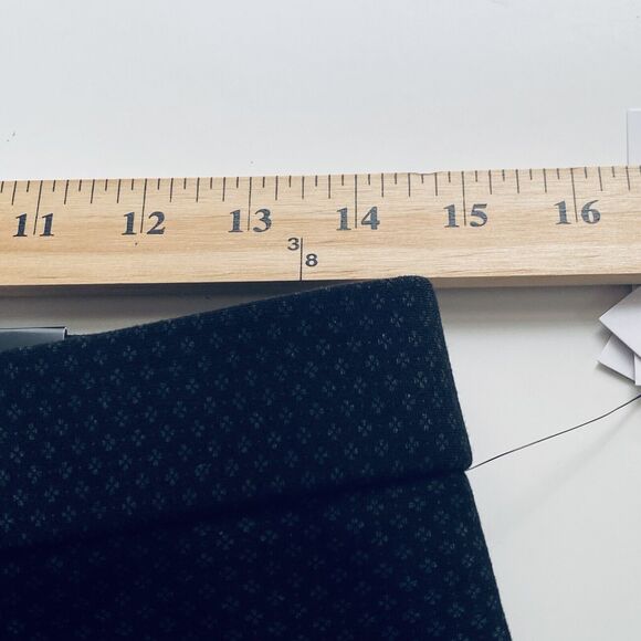 Amanda Chelsea Pants Size 6 Petite Black Patterned Ankle Career Preppy NEW - Picture 4 of 11